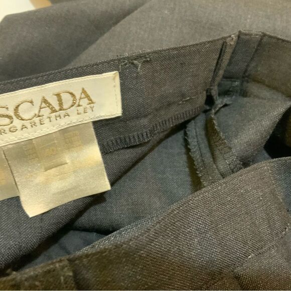 Escada pure wool gray pants size Euro:40 - Picture 6 of 7